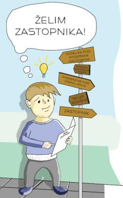 Želim zastopnika